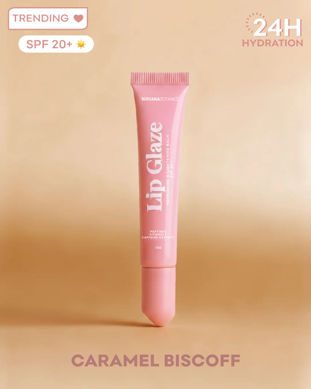 Lip Glaze (Caramel Biscoff)