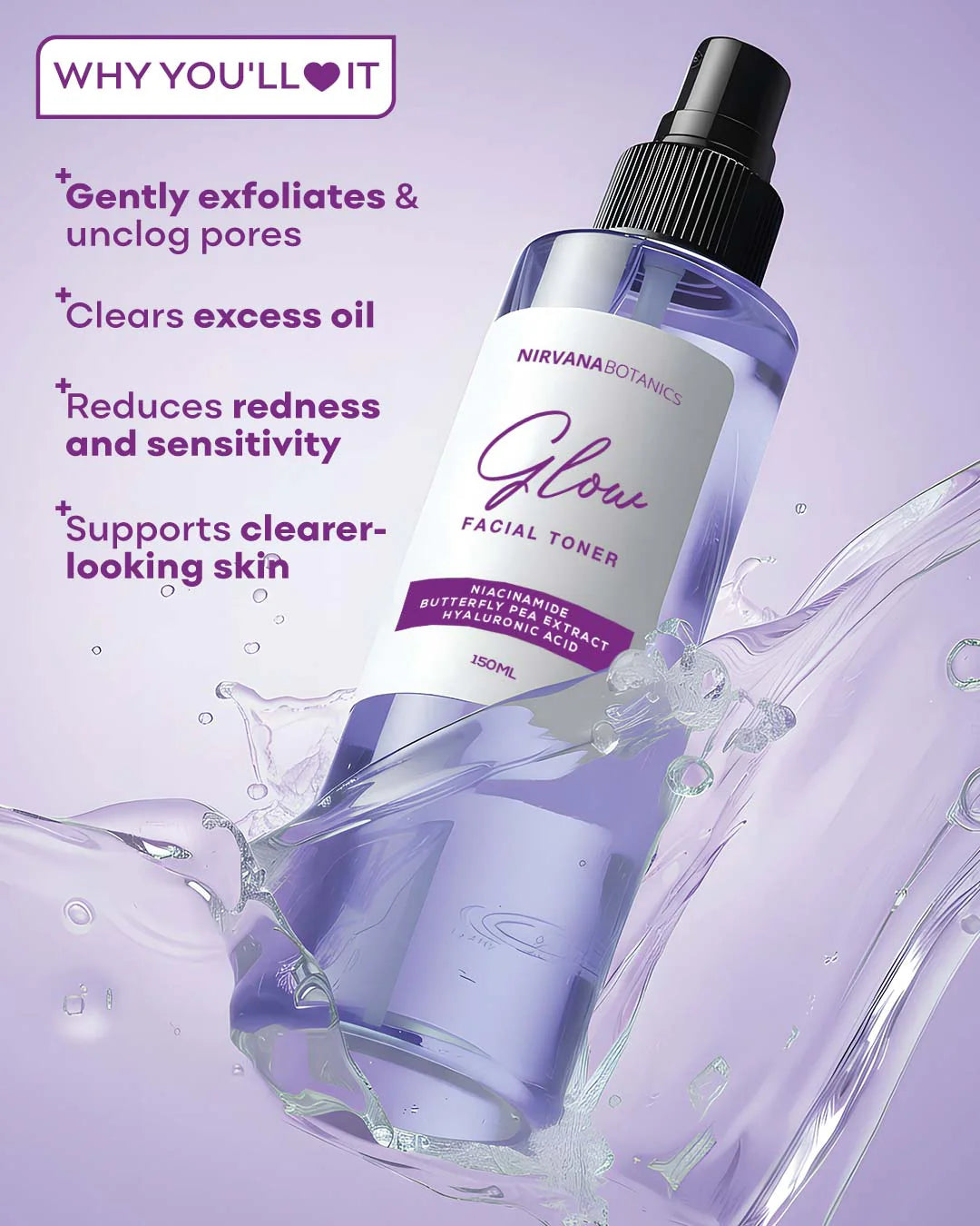 Glow Facial Toner Strengthens Moisture Barrier