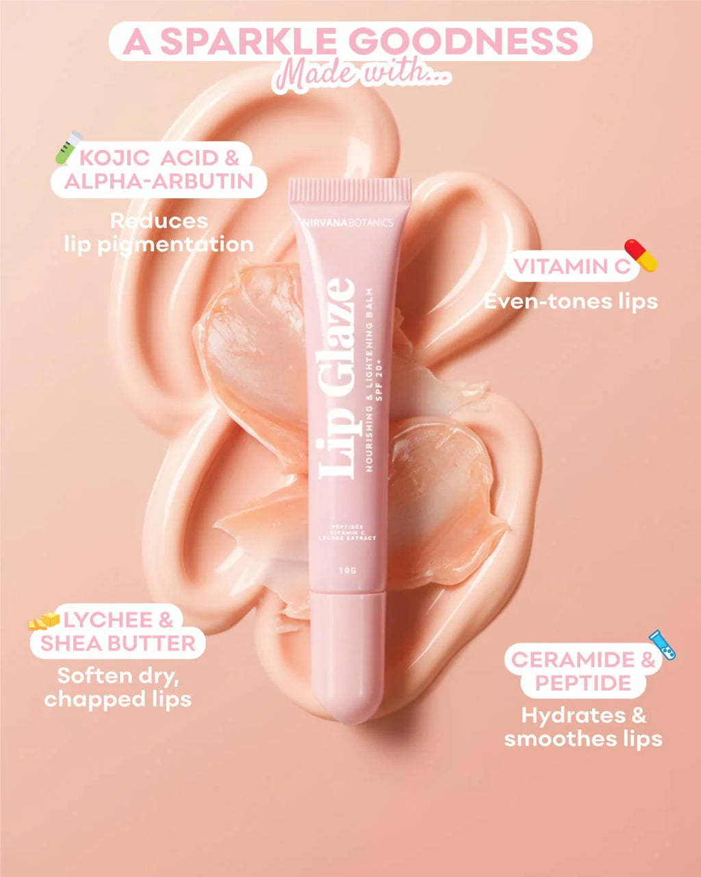 Lip Glaze (Lychee Sparkle)
