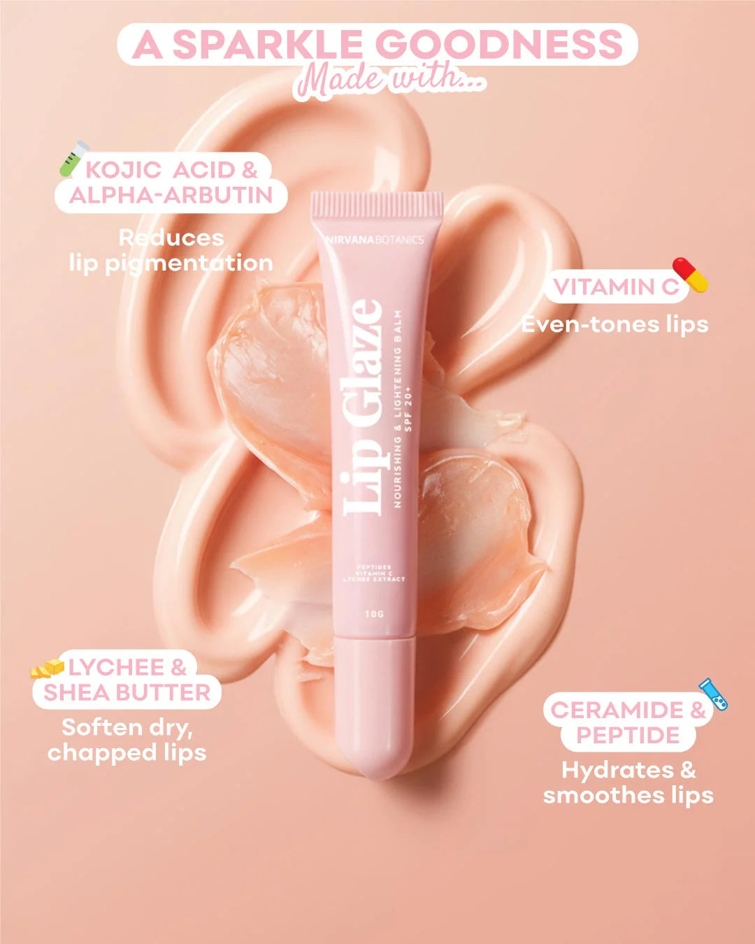 Lip Glaze (Lychee Sparkle)