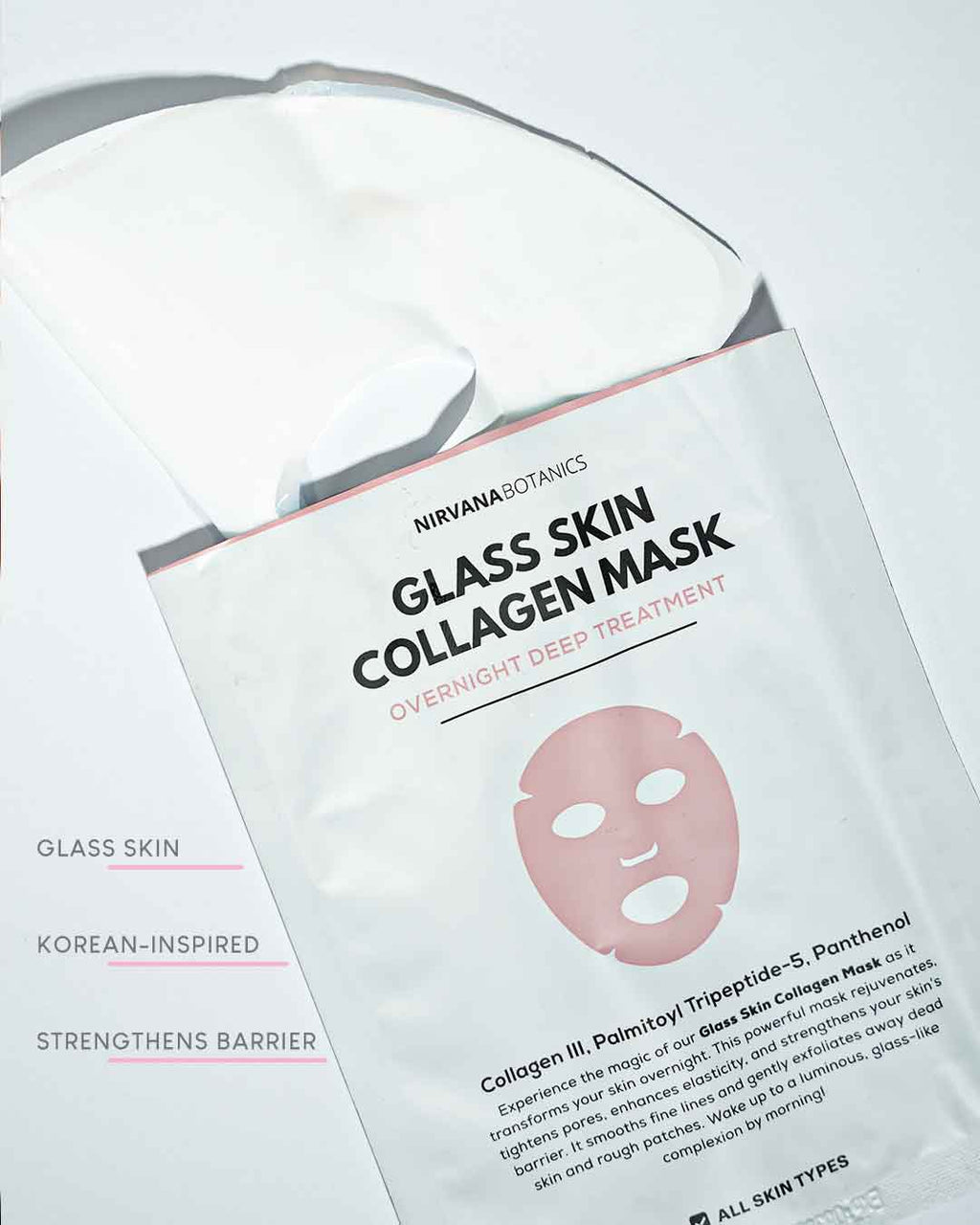Korean Glass Skin Collagen Mask!